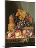 A Still Life of Fruit-Edward Pritchett-Mounted Giclee Print