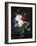 A Still Life of Roses and Clematis-Olaf August Hermansen-Framed Photographic Print