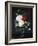 A Still Life of Roses and Clematis-Olaf August Hermansen-Framed Photographic Print