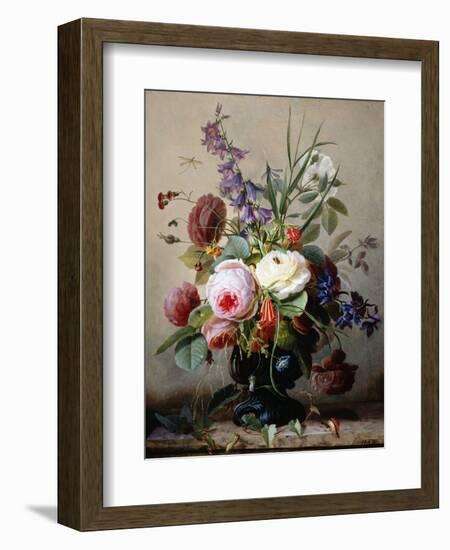 A Still Life of Summer Flowers-Hans Hermann-Framed Photographic Print