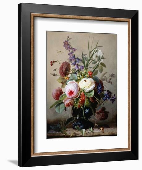 A Still Life of Summer Flowers-Hans Hermann-Framed Photographic Print