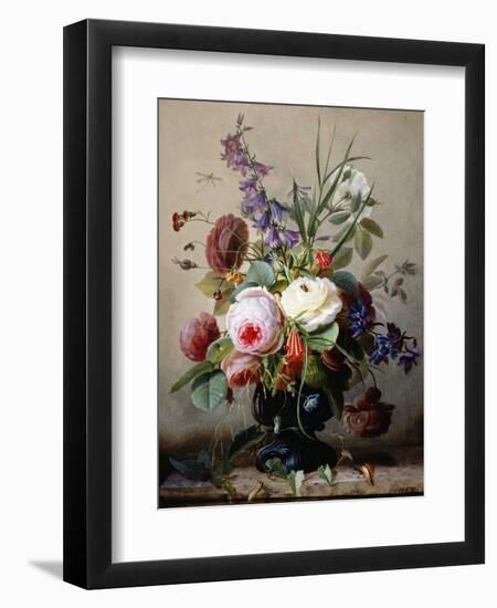 A Still Life of Summer Flowers-Hans Hermann-Framed Photographic Print