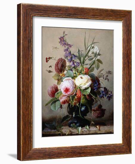 A Still Life of Summer Flowers-Hans Hermann-Framed Photographic Print