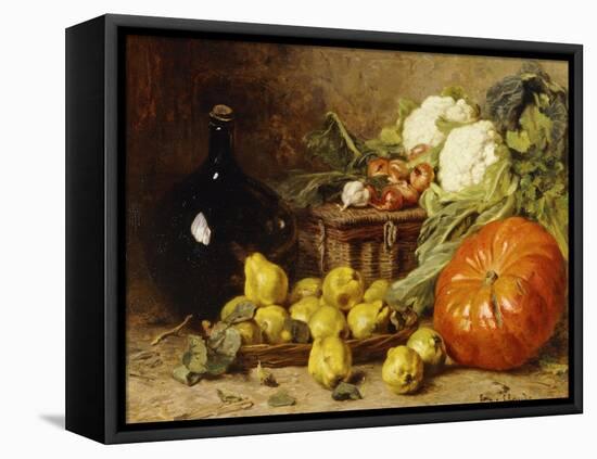 A Still Life with a Wine Flagon-Eugene Claude-Framed Premier Image Canvas