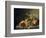 A Still Life with Fruit on a Stone Ledge, 1858-Bela Schaffer-Framed Giclee Print