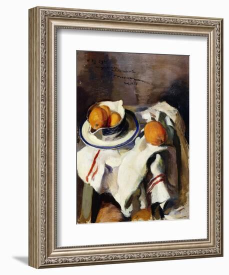 A Still Life with Oranges-Masriera F.-Framed Giclee Print