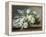 A Still Life with Yellow Roses-Raoul De Longpre-Framed Premier Image Canvas