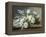 A Still Life with Yellow Roses-Raoul De Longpre-Framed Premier Image Canvas