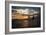 A Stilt Fisherman at Sunset-Alex Saberi-Framed Photographic Print