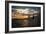 A Stilt Fisherman at Sunset-Alex Saberi-Framed Photographic Print