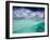 A Stingray Swimming Through the Caribbean Sea at the Cayman Islands.-Ian Shive-Framed Photographic Print
