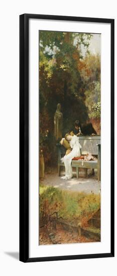 A Stolen Kiss-Marcus Stone-Framed Giclee Print