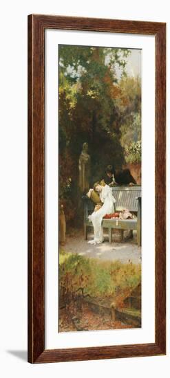 A Stolen Kiss-Marcus Stone-Framed Giclee Print