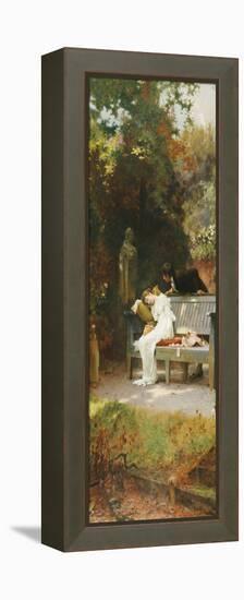 A Stolen Kiss-Marcus Stone-Framed Premier Image Canvas