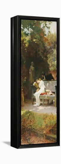 A Stolen Kiss-Marcus Stone-Framed Premier Image Canvas