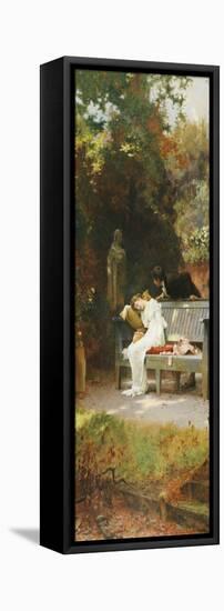 A Stolen Kiss-Marcus Stone-Framed Premier Image Canvas