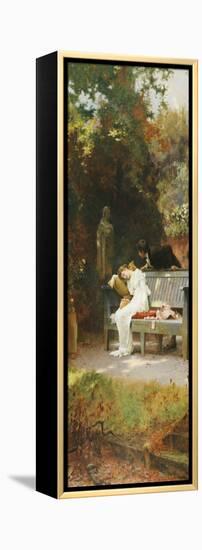 A Stolen Kiss-Marcus Stone-Framed Premier Image Canvas