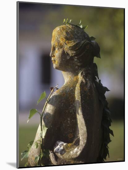 A Stone Statue in a Castle Garden-Hans-peter Siffert-Mounted Photographic Print