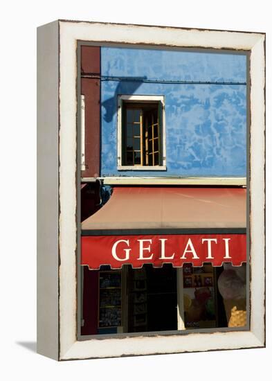 A Storefront on the Island of Burano, Venice, Italy-David Noyes-Framed Premier Image Canvas