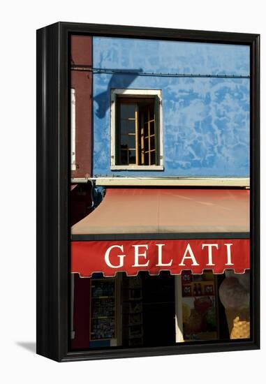 A Storefront on the Island of Burano, Venice, Italy-David Noyes-Framed Premier Image Canvas