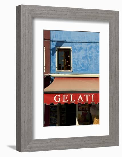 A Storefront on the Island of Burano, Venice, Italy-David Noyes-Framed Photographic Print