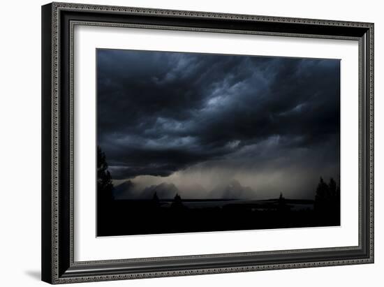 A Storm Brews Outside Of Yellowstone National Park, Wyoming-Rebecca Gaal-Framed Photographic Print