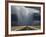 A Storm Crosses Highway 50, 'America's Loneliest Road'.-Jon Hicks-Framed Photographic Print