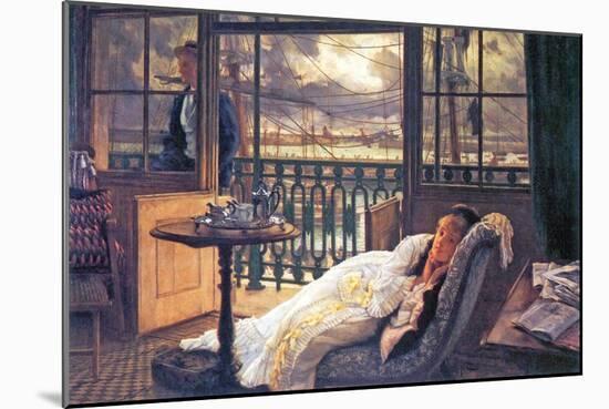 A Storm Moves Over-James Tissot-Mounted Art Print