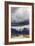 A Storm Moving In Over The Sierra Nevada And The Road To The Mt Whitney Portal-Ron Koeberer-Framed Photographic Print