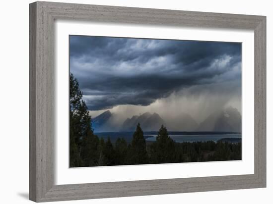 A Storm Near Grand Teton National Park, Wyoming-Rebecca Gaal-Framed Photographic Print