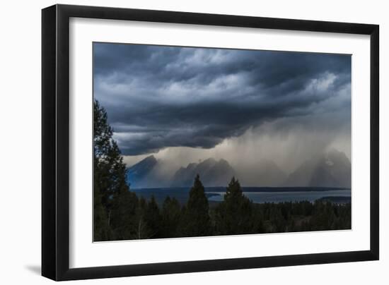 A Storm Near Grand Teton National Park, Wyoming-Rebecca Gaal-Framed Photographic Print