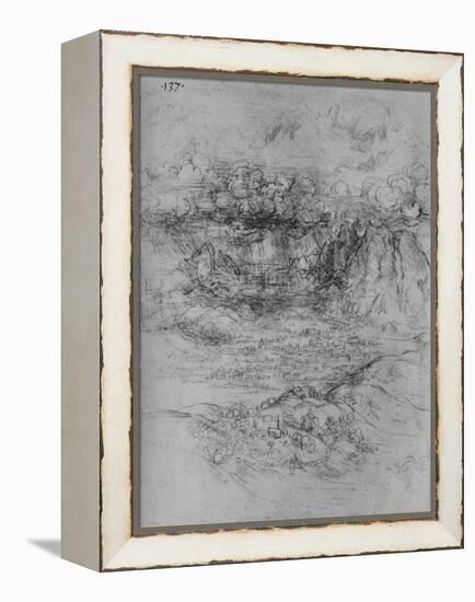 'A Storm Over an Alpine Valley', c1480 (1945)-Leonardo Da Vinci-Framed Premier Image Canvas