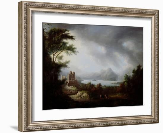 A Stormy Highland Scene-Alexander Nasmyth-Framed Giclee Print