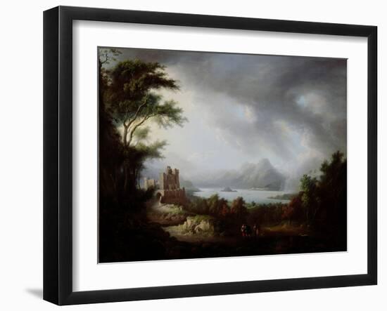A Stormy Highland Scene-Alexander Nasmyth-Framed Giclee Print