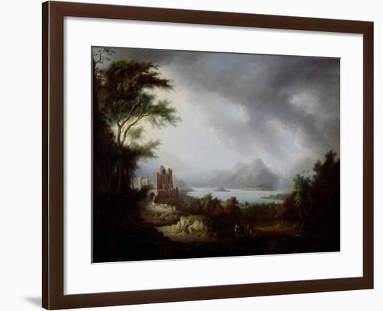 A Stormy Highland Scene-Alexander Nasmyth-Framed Giclee Print