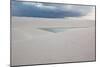 A Stormy Sky Above Brazil's Lencois Maranhenses Sand Dunes and Lagoons-Alex Saberi-Mounted Photographic Print