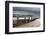 A stormy sky over the beach and pier at Cromer, Norfolk, England, United Kingdom, Europe-Jon Gibbs-Framed Photographic Print