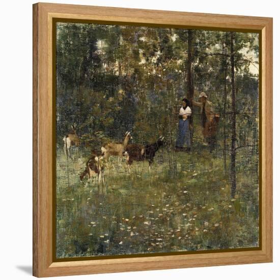 A Stranger-Sir John Lavery-Framed Premier Image Canvas