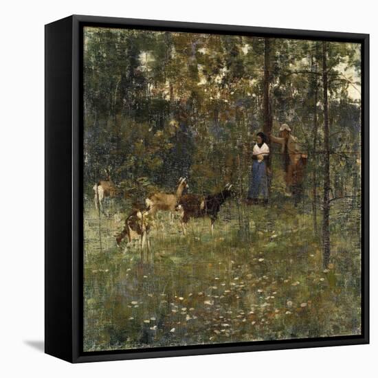 A Stranger-Sir John Lavery-Framed Premier Image Canvas