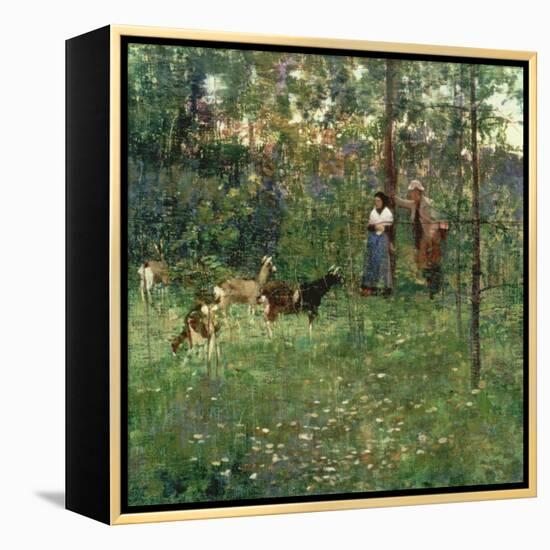 A Stranger-Sir John Lavery-Framed Premier Image Canvas