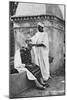 A Street Barber and His Client, Algeria, Africa, 1922-Donald Mcleish-Mounted Giclee Print