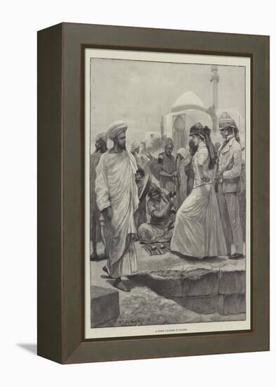 A Street Conjurer in Algiers-Richard Caton Woodville II-Framed Premier Image Canvas