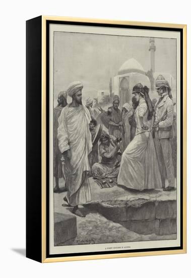 A Street Conjurer in Algiers-Richard Caton Woodville II-Framed Premier Image Canvas