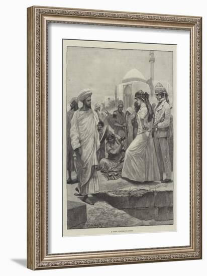 A Street Conjurer in Algiers-Richard Caton Woodville II-Framed Giclee Print