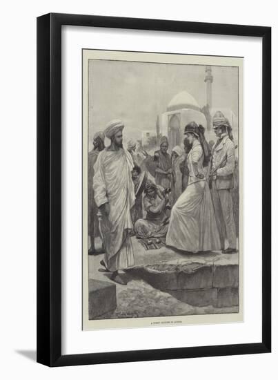 A Street Conjurer in Algiers-Richard Caton Woodville II-Framed Giclee Print