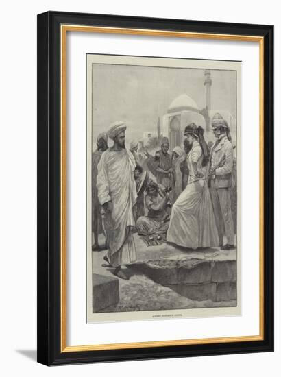 A Street Conjurer in Algiers-Richard Caton Woodville II-Framed Giclee Print