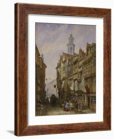 A Street in a Country Town-Louise J. Rayner-Framed Giclee Print