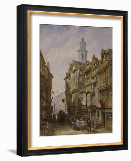 A Street in a Country Town-Louise J. Rayner-Framed Giclee Print