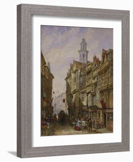 A Street in a Country Town-Louise J. Rayner-Framed Giclee Print