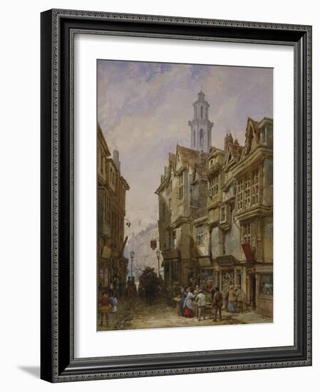 A Street in a Country Town-Louise J. Rayner-Framed Giclee Print